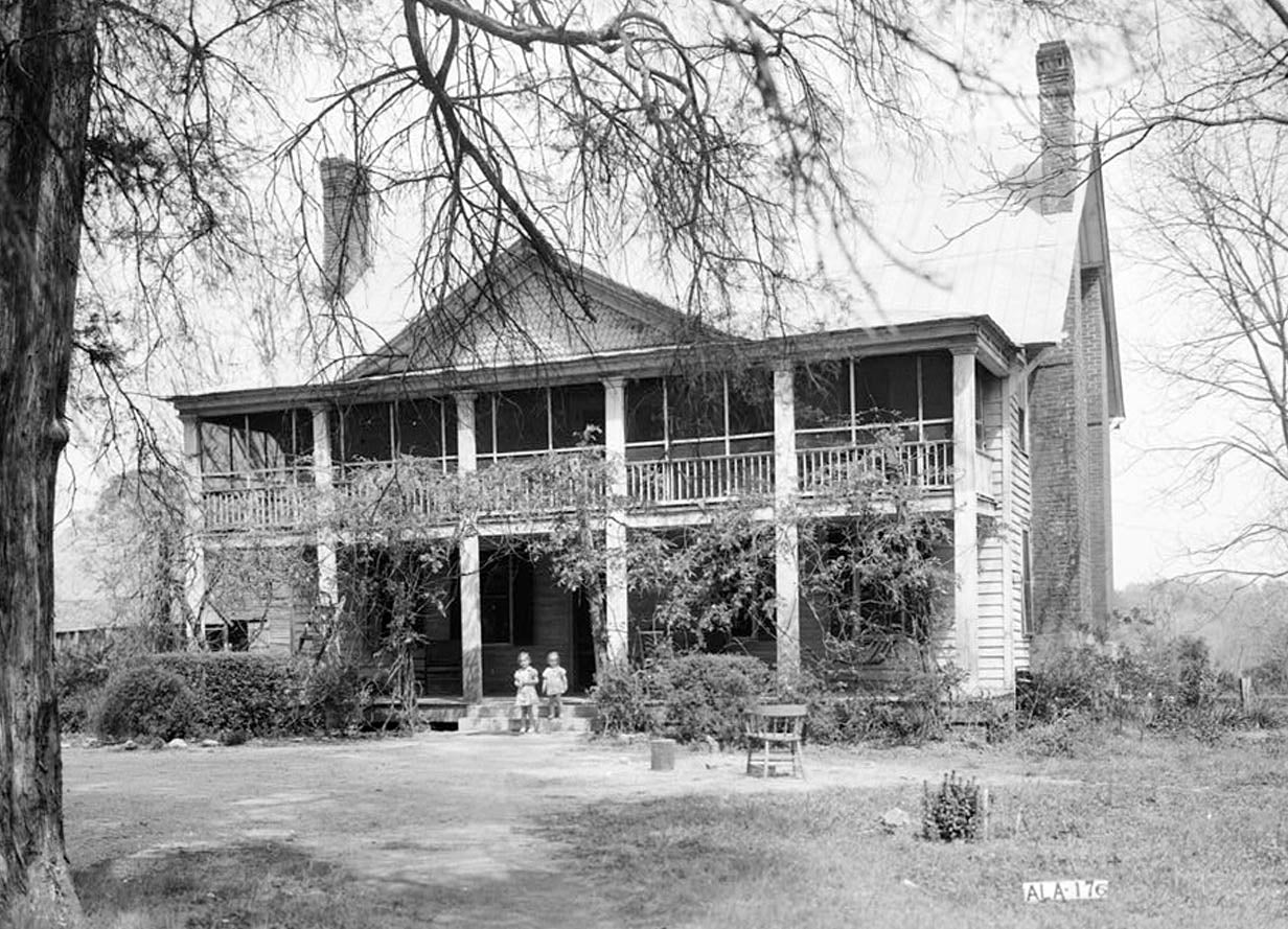 Historic Photo : Thomas Dunn House, Broad Street, Camden, Wilcox County, AL 1 Photograph