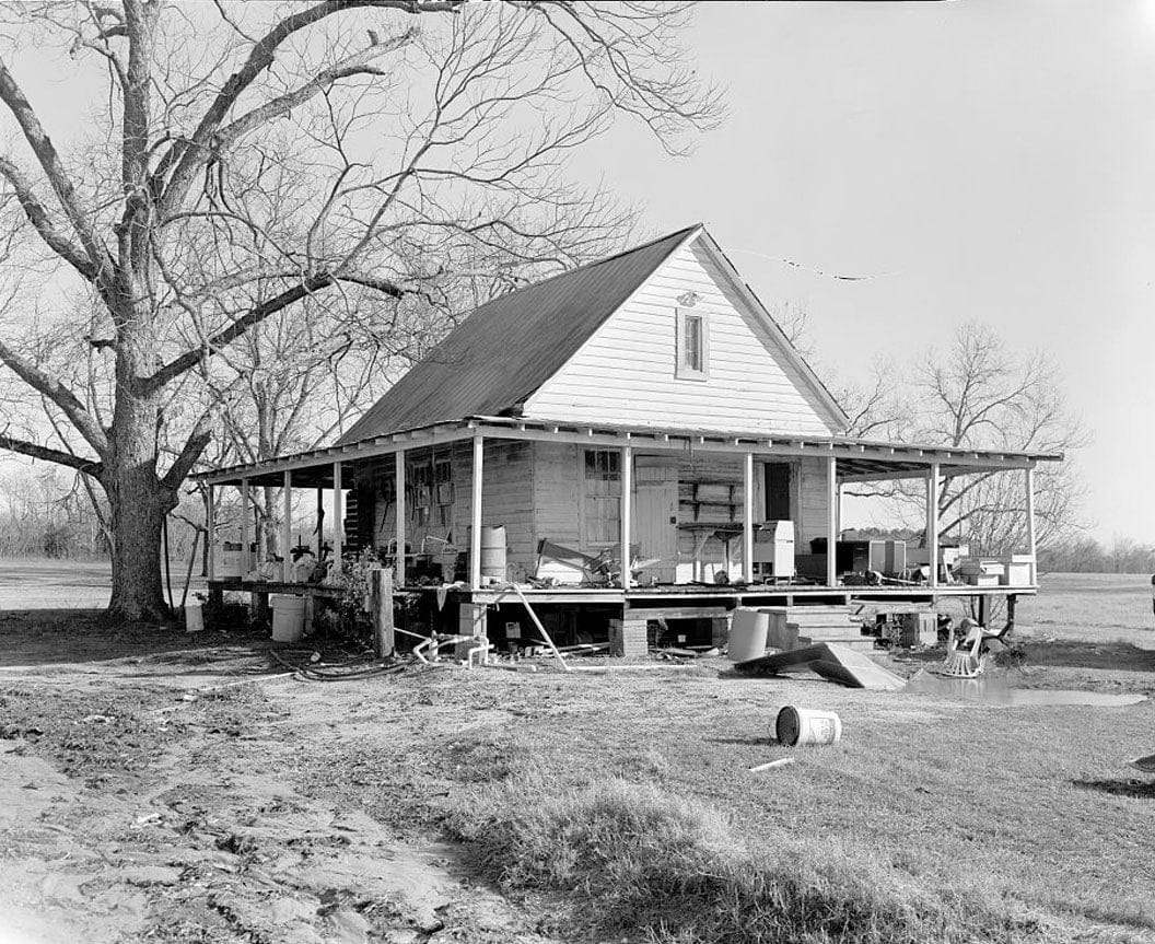 Historic Photo : George Webb Farm, Barn, State Highway 3/U.S. Highway 19, Sumter, Sumter County, GA 1 Photograph