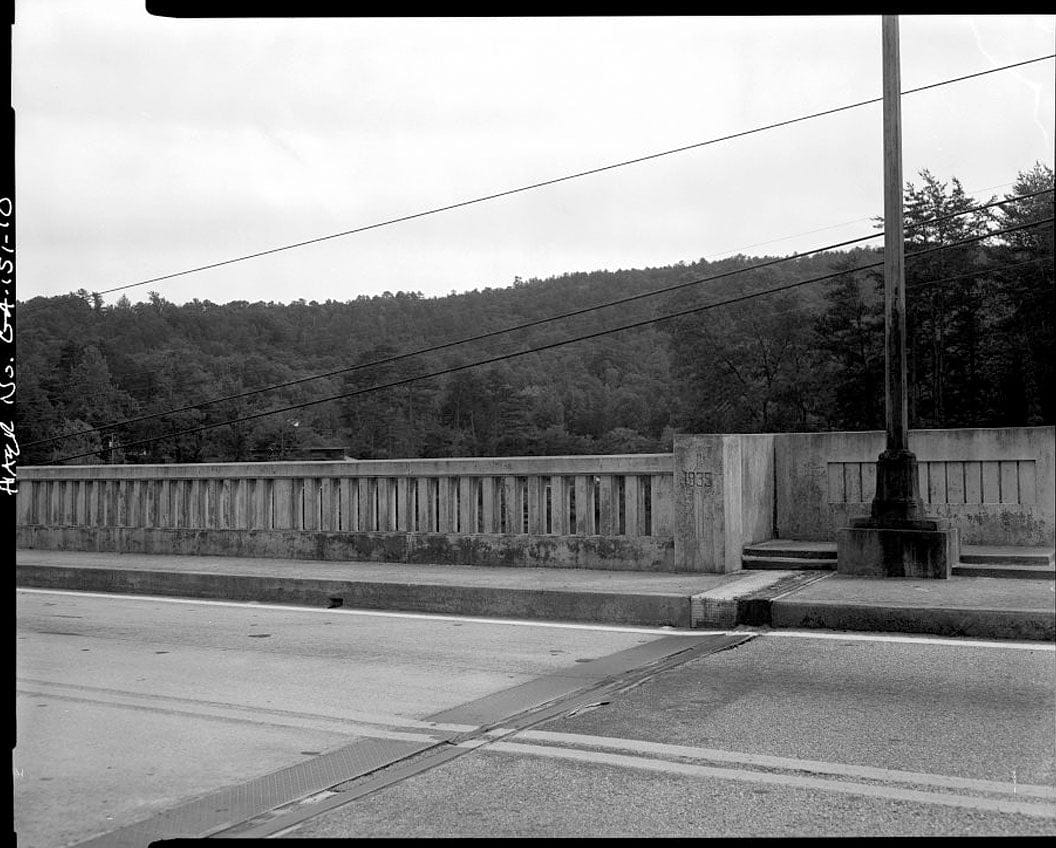 Historic Photo : Tallulah Falls Bridge, Spanning Tallulah Falls River on U.S. Highway 23/State Route 15, Tallulah Falls, Habersham County, GA 6 Photograph