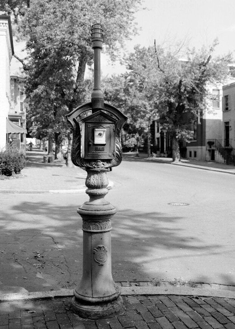 Historic Photo : Georgetown Street Furniture, Georgetown Vicinity, Washington, District of Columbia, DC 7 Photograph