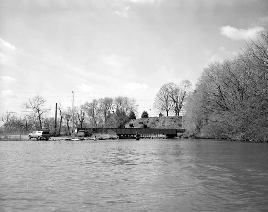 Historic Photo : Odessa Bridge, Spanning Appoquinimink River at Main Street (State Road No. 299), Odessa, New Castle County, DE 1 Photograph