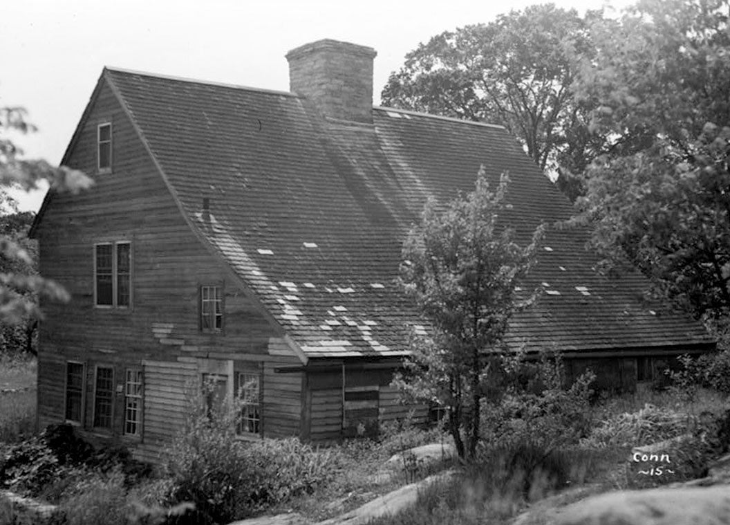Historic Photo : Acadian House, Union Street, Guilford, New Haven County, CT 2 Photograph