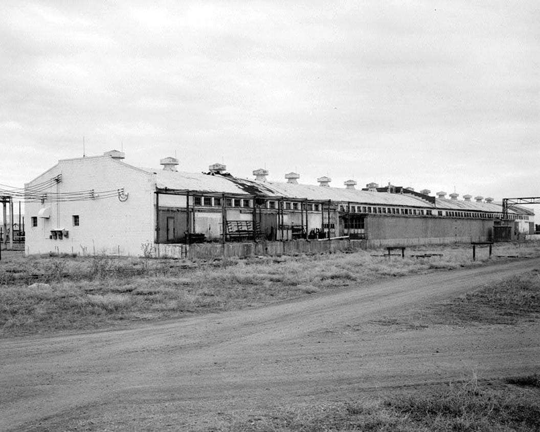 Historic Photo : Rocky Mountain Arsenal, Maintenance Shop, 1050 feet South of December Seventh Avenue; 1550 feet East of D Street, Commerce City, Adams County, CO 1 Photograph