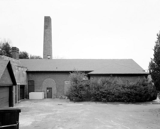 Lake Whitney Water Filtration Plant, Armory Street Pumphouse, North side of Armory Street between Edgehill Road & Whitney Avenue, Hamden, New Haven County, CT 3