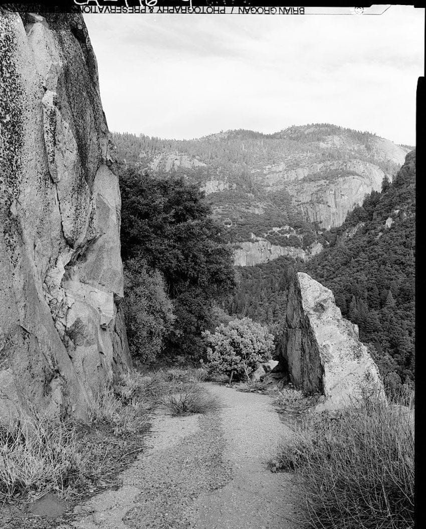 Historic Photo : Coulterville Road, Between Foresta & All-Weather Highway, Yosemite Village, Mariposa County, CA 6 Photograph