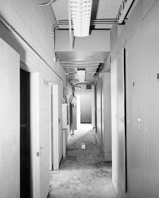 Edwards Air Force Base, Air Force Rocket Propulsion Laboratory, Firing Control Building, Test Area 1-100, northeast end of Test Area 1-100 Road, Boron, Kern County, CA 2