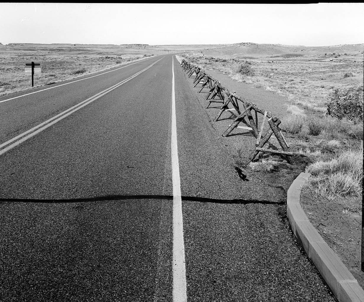 Historic Photo : Petrified Forest National Park Roads & Bridges, Holbrook, Navajo County, AZ 10 Photograph