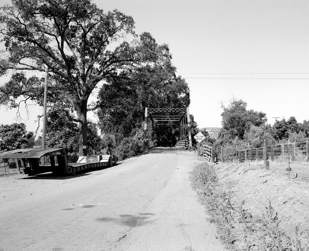 Historic Photo : Dry Creek Bridge, Spanning Dry Creek at Cook Road, Ione, Amador County, CA 4 Photograph