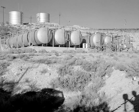 Edwards Air Force Base, Air Force Rocket Propulsion Laboratory, Combined Fuel Storage Tank Farm, Test Area 1-120, north end of Jupiter Boulevard, Boron, Kern County, CA 1