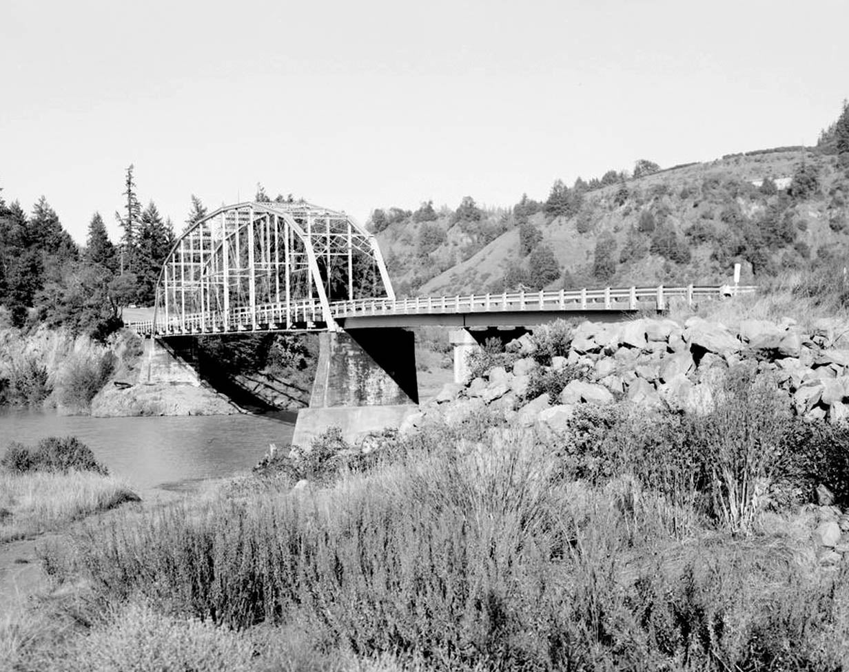 Historic Photo : Moody Bridge, Spanning South Fork Eel River, Garberville, Humboldt County, CA 3 Photograph