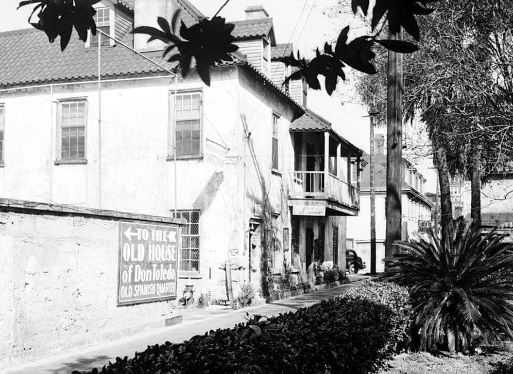 Historic Photo : Ximenez-Fatio House, 22 Aviles Street, Saint Augustine, St. Johns County, FL 2 Photograph