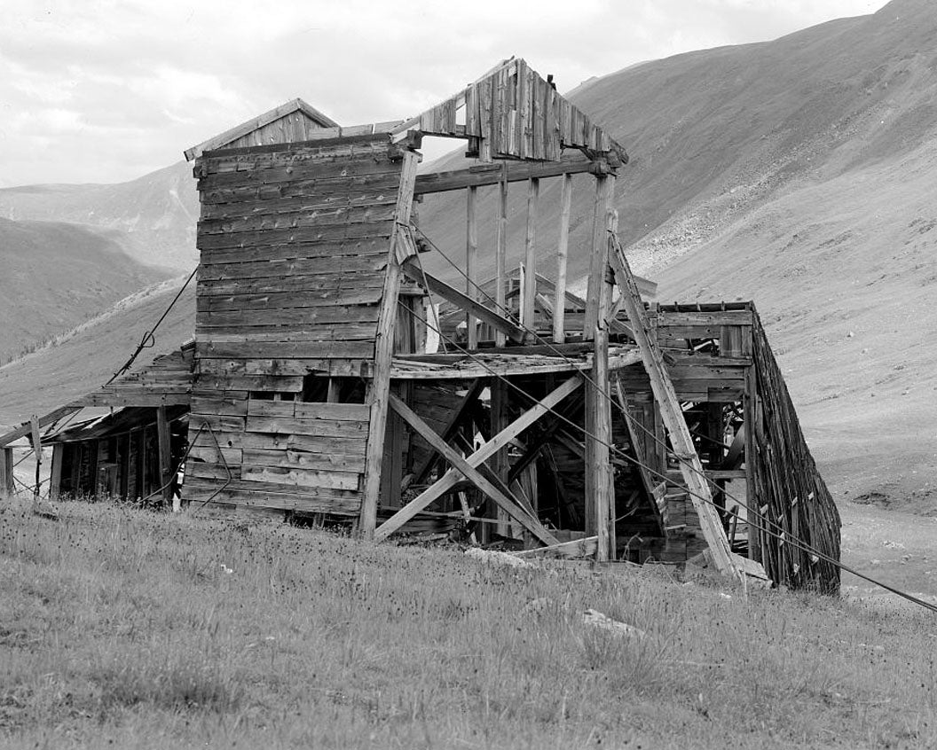 Historic Photo : Sound Democrat Mill, Placer Creek Valley, Silverton, San Juan County, CO 1 Photograph