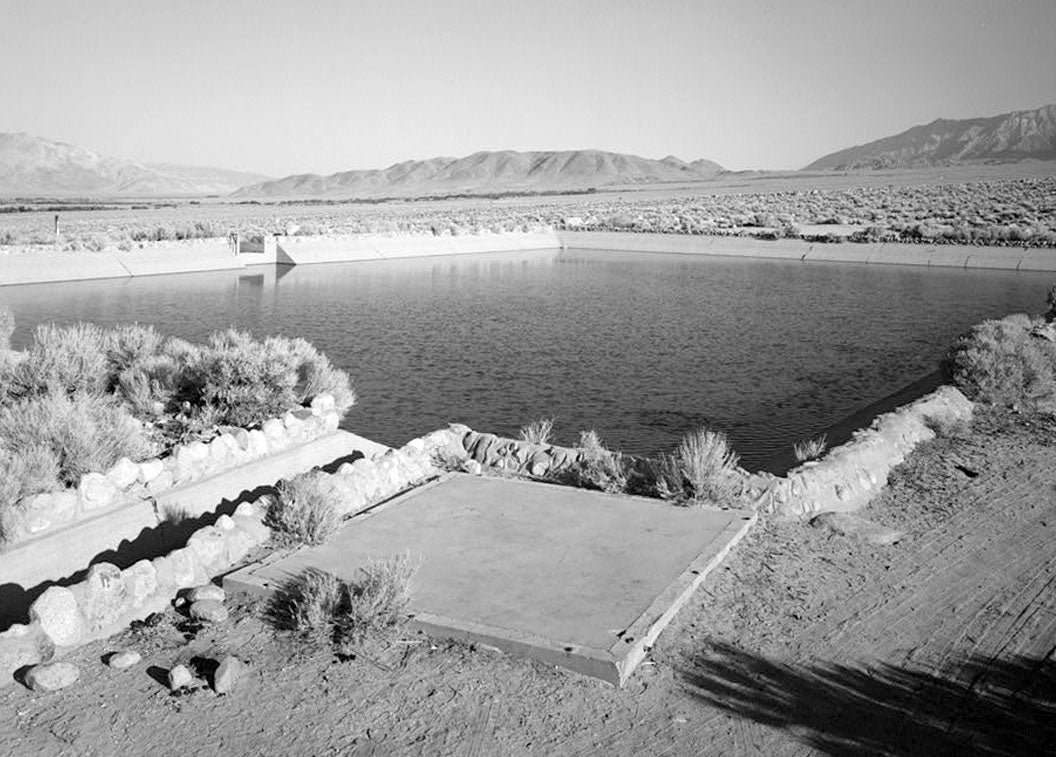 Historic Photo : Manzanar War Relocation Center, Reservoir, Independence, Inyo County, CA 1 Photograph