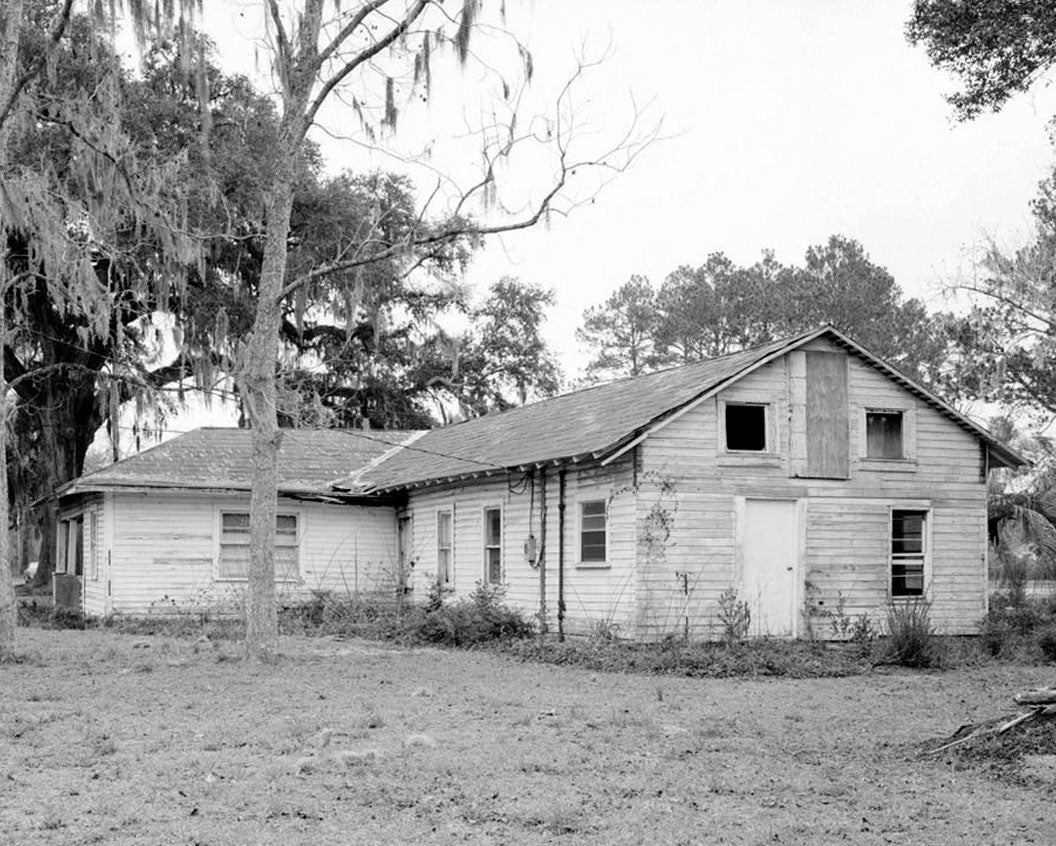 Historic Photo : Clanton House, South side of U.S. Highway 84, 0.2 mile east of Post Office Drive, Stockton, Lanier County, GA 1 Photograph