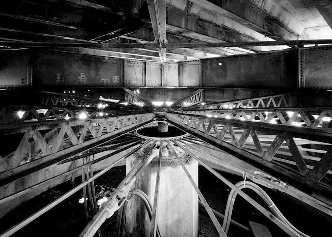 Historic Photo : Bacon Island Road Bridge, Spanning Middle River at Bacon Island Road, Stockton, San Joaquin County, CA 1 Photograph