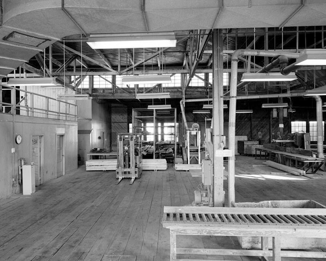 Historic Photo : Oakland Army Base, Box & Crate Shop, Ukraine Street & Warehouse Road, Oakland, Alameda County, CA 1 Photograph