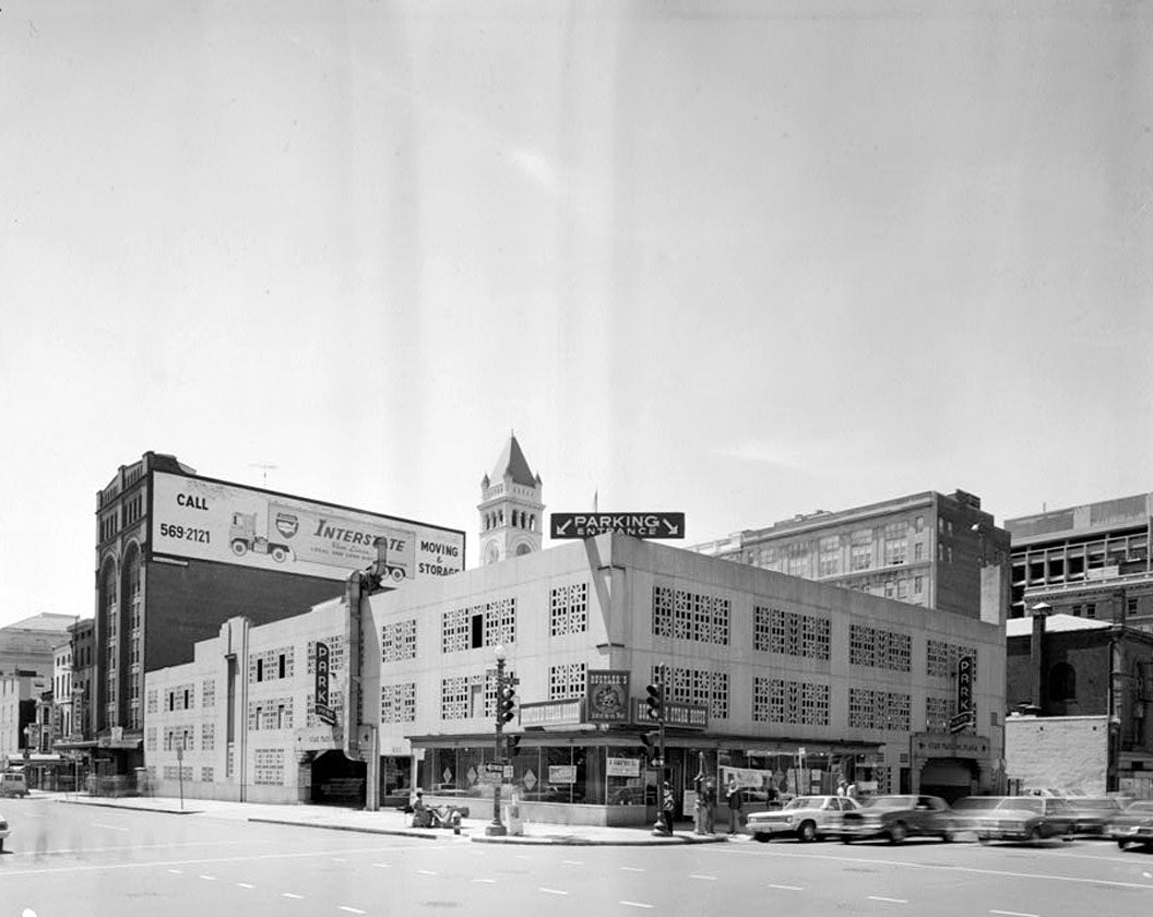 Historic Photo : Square 348 (Commercial Buildings), Tenth, Eleventh, D & E Streets, Washington, District of Columbia, DC 1 Photograph