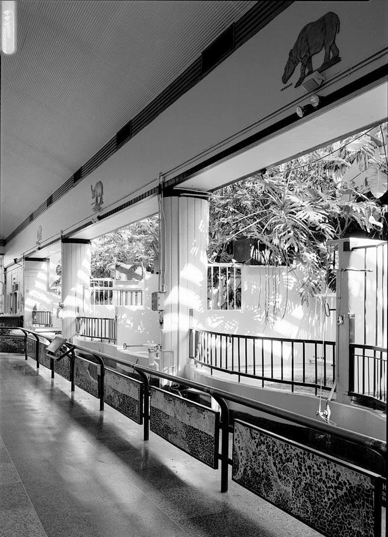 Historic Photo : National Zoological Park, Elephant House, 3001 Connecticut Avenue NW, Washington, District of Columbia, DC 10 Photograph