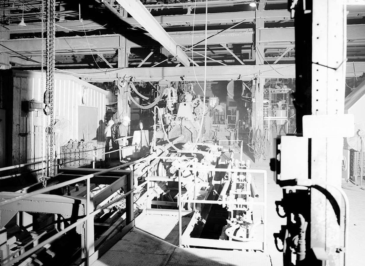 Historic Photo : McWane Cast Iron Pipe Company, Pipe Casting Area, 1201 Vanderbilt Road, Birmingham, Jefferson County, AL 8 Photograph