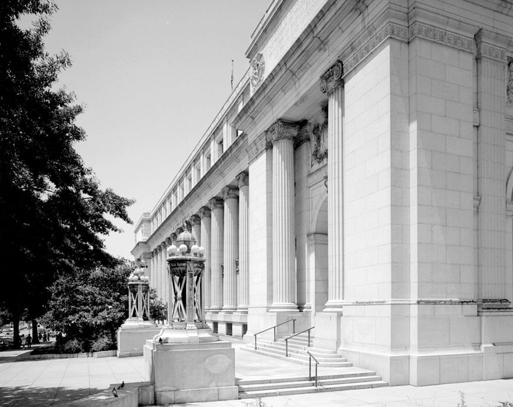 Historic Photo : City Post Office, 2 Massachusetts Avenue, Northwest, Washington, District of Columbia, DC 4 Photograph