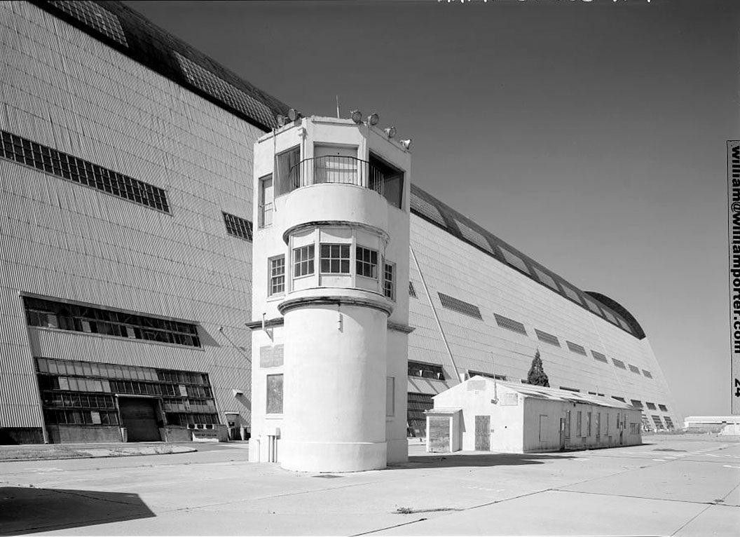 Historic Photo : Naval Air Station Moffett Field, Hanger No. 1, Cummins Avenue, Moffett Field, Sunnyvale, Santa Clara County, CA 7 Photograph