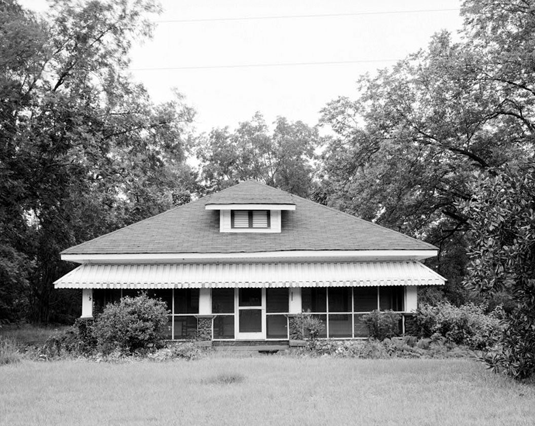 Historic Photo : Jimmy Carter Boyhood Home, Old Plains Highway (Lebanon Cemetery Road), Plains, Sumter County, GA 2 Photograph