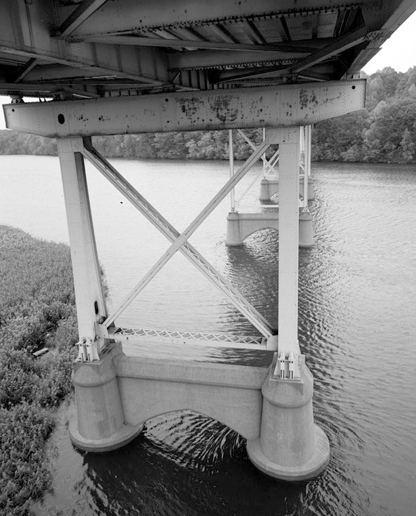 Historic Photo : Bridge No. 00761, Spanning Housatonic River at State Route No. 15, Milford, New Haven County, CT 12 Photograph
