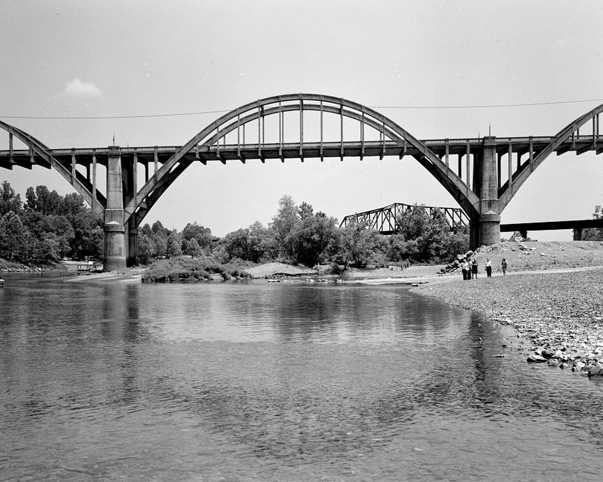 Historic Photo : Cotter Bridge, Spanning White River at U.S. Highway 62, Cotter, Baxter County, AR 3 Photograph