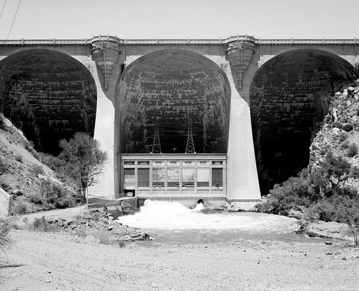 Historic Photo : Coolidge Dam, Gila River, Peridot, Gila County, AZ 12 Photograph