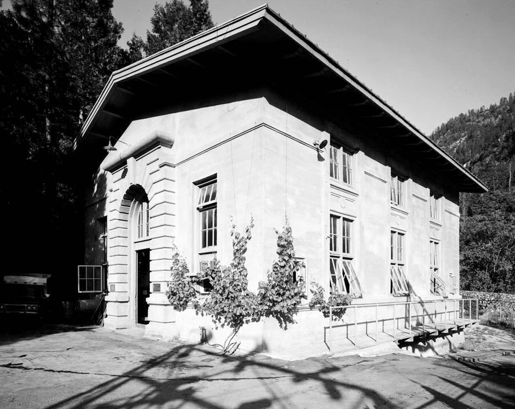 Historic Photo : Yosemite Hydroelectric Power Plant, Highways 120 & 140, Yosemite Village, Mariposa County, CA 5 Photograph