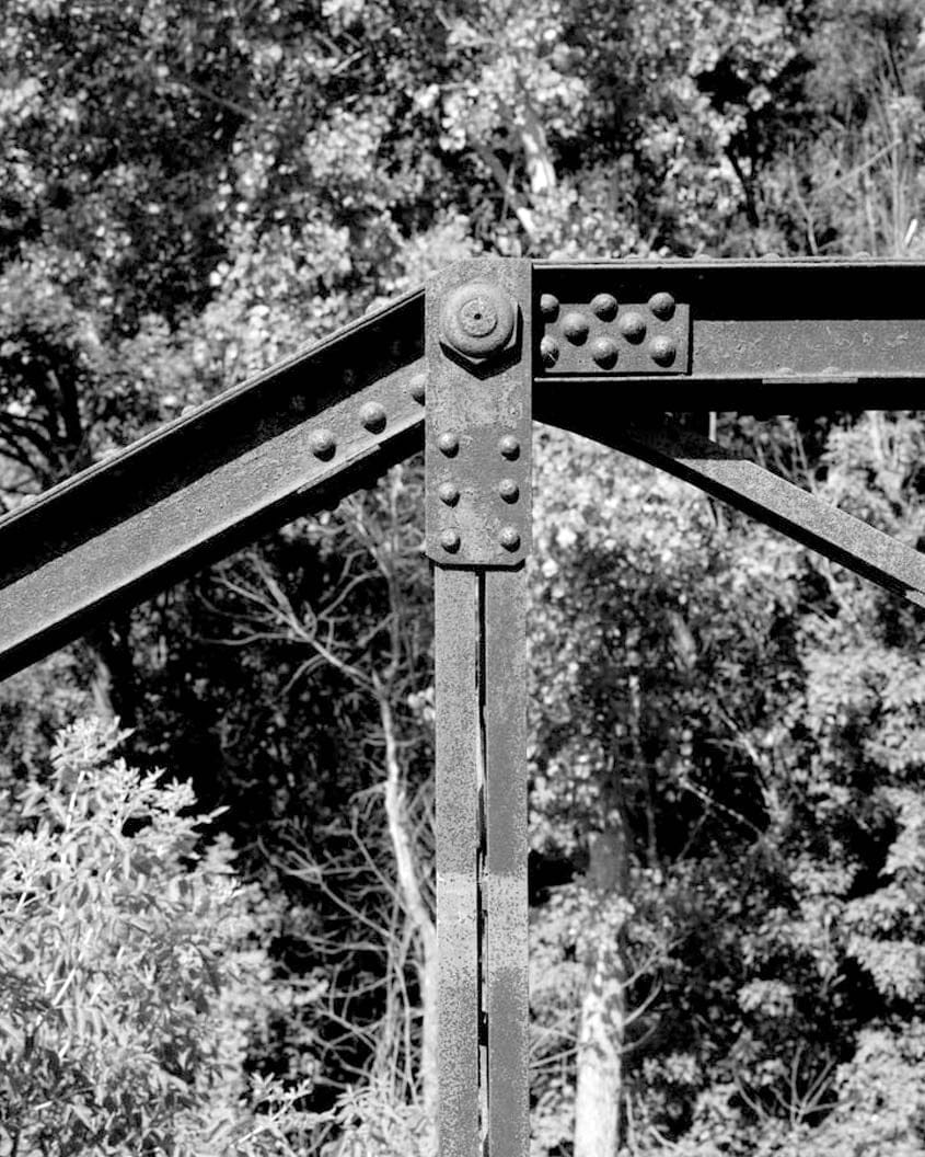 Historic Photo : Boyleston Bridge, Spanning Skunk River, Lowell, Henry County, IA 17 Photograph