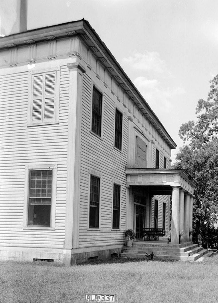Historic Photo : Cunningham Plantation, Old Memphis Road (Gaines Trace Road), Cherokee, Colbert County, AL 11 Photograph