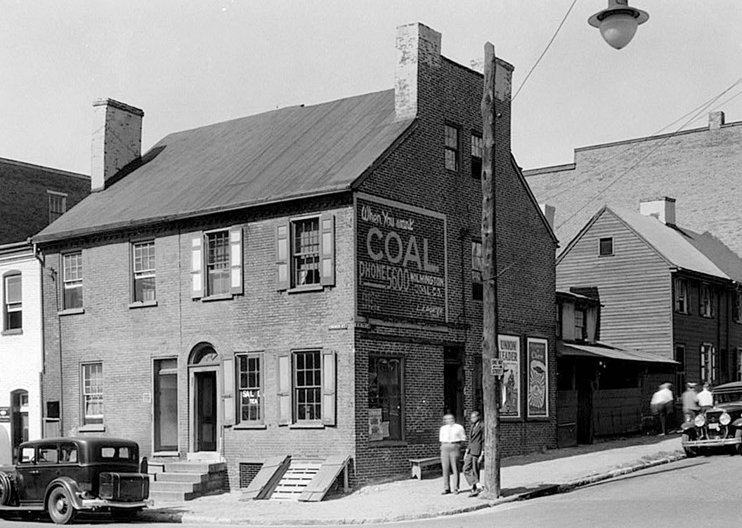 Historic Photo : Samuel Newlin Houses, 423-425 French Street, Wilmington, New Castle County, DE 1 Photograph