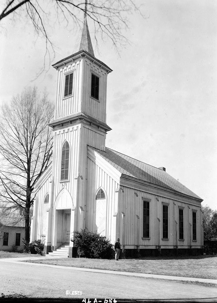 Historic Photo : Wetumpka Presbyterian Church, West Bridge & North Bridge Streets, Wetumpka, Elmore County, AL 3 Photograph
