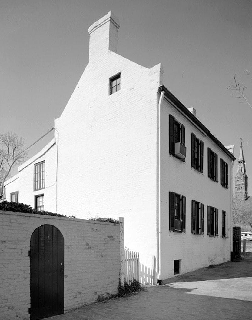 Historic Photo : Lihault House, 3610 O Street Northwest, Washington, District of Columbia, DC 1 Photograph