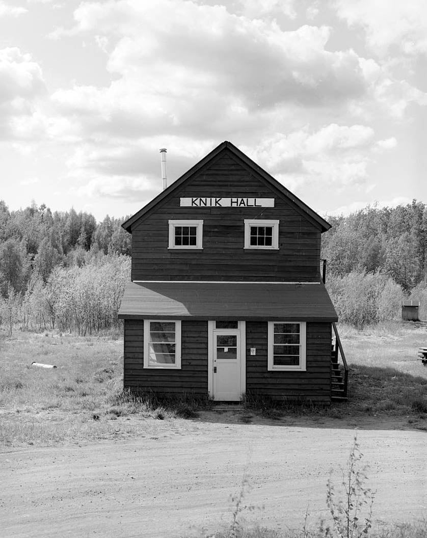 Historic Photo : Iditarod Trail Shelter Cabins, Knik Hall, Knik, Matanuska-Susitna Borough, AK 4 Photograph