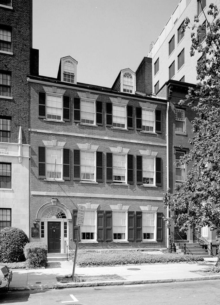 Historic Photo : Timothy Caldwell House, 2017 "Eye" Street Northwest, Washington, District of Columbia, DC 4 Photograph