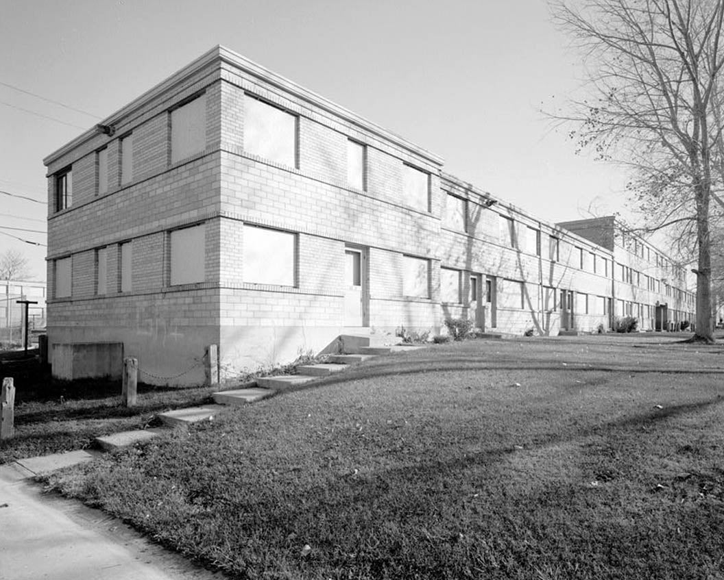 Historic Photo : Lincoln Park Homes, Type A Residential Building, West Colfax Avenue & Marispoa Street, Denver, Denver County, CO 1 Photograph
