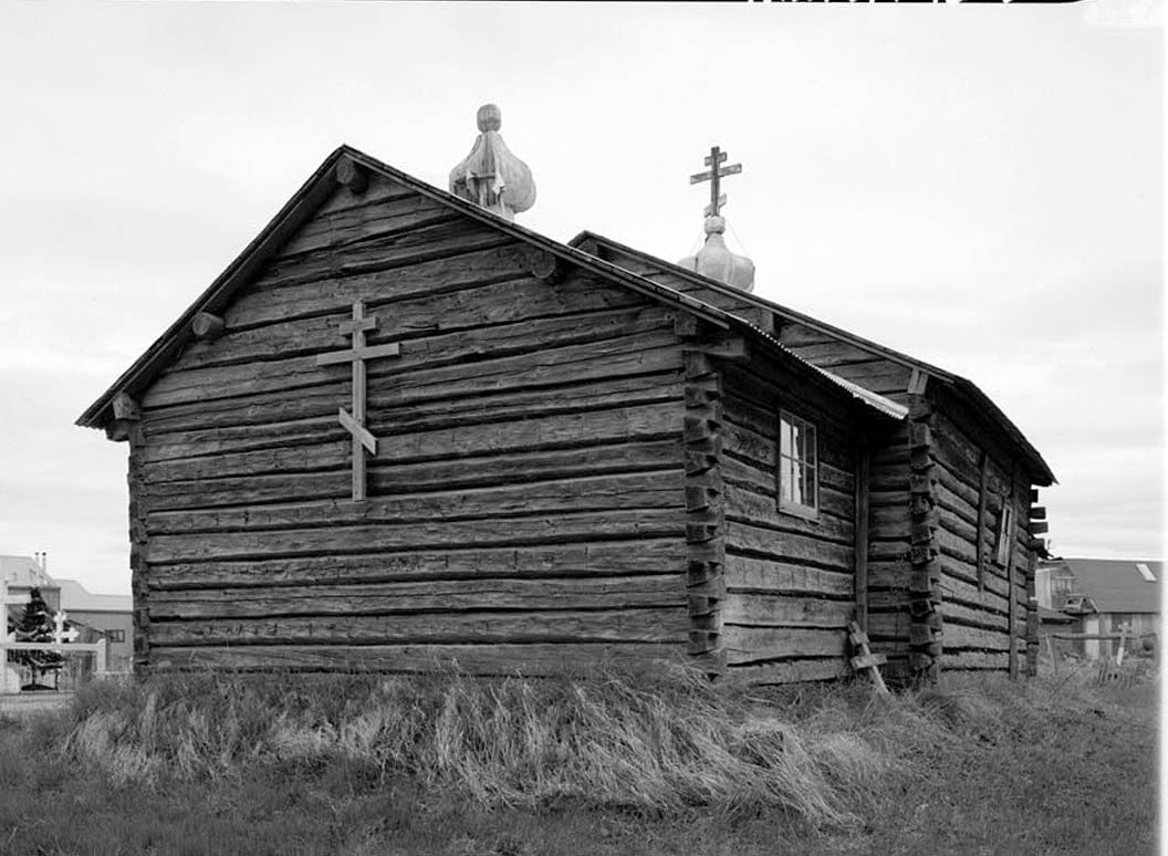 Historic Photo : St. Seraphim Russian Orthodox Churches, Old Church, Lower Kalskag, Bethel Census Area, AK 6 Photograph