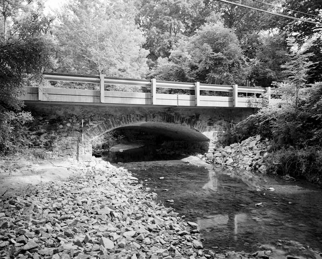 Historic Photo : State Bridge No. 177, Brackenville Road, Spanning Mill Creek, Hockessin, New Castle County, DE 5 Photograph