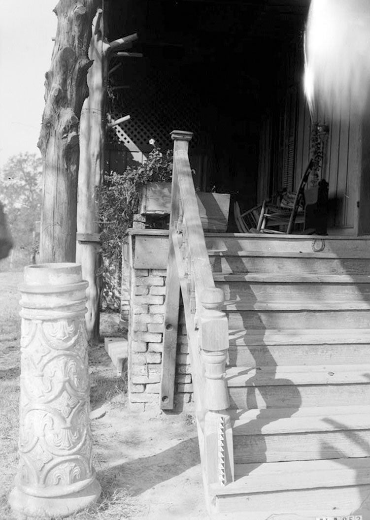 Historic Photo : Virginia Glover House, County Roads 19 & 4, Forkland, Greene County, AL 2 Photograph