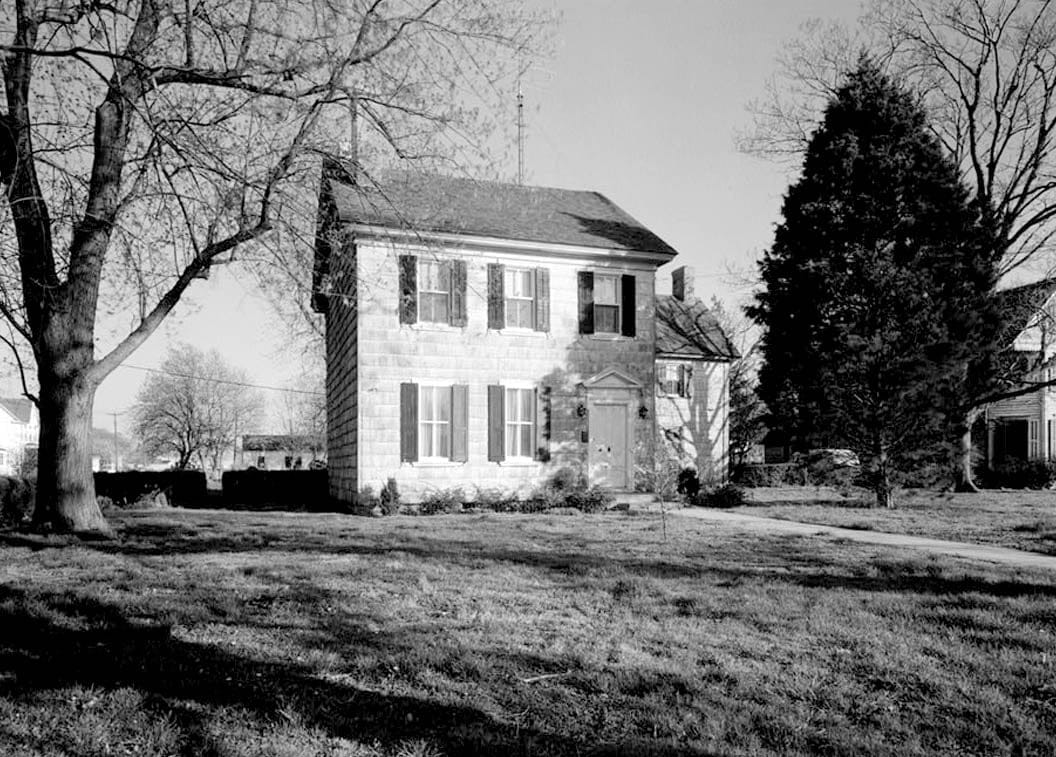 Historic Photo : Colonel David Hall House, 107 Kings Highway, Lewes, Sussex County, DE 2 Photograph