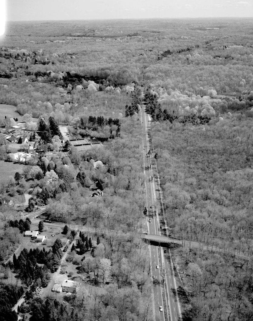 Historic Photo : Merritt Parkway, Beginning in Greenwich & running 38 miles to Stratford, Greenwich, Fairfield County, CT 34 Photograph