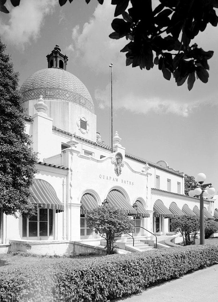 Historic Photo : Bathhouse Row, Quapaw Bathhouse, Central Avenue, Hot Springs, Garland County, AR 3 Photograph