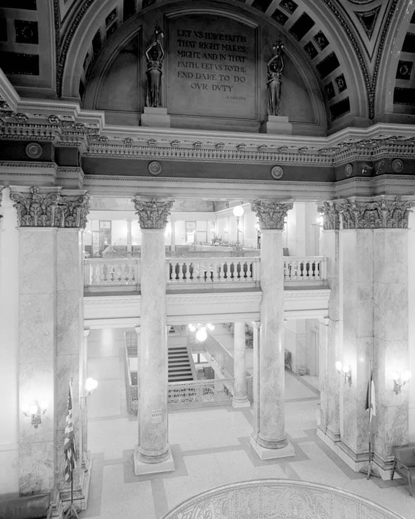 Historic Photo : Polk County Courthouse, Fifth & Court Streets, Courthouse Square, Des Moines, Polk County, IA 5 Photograph