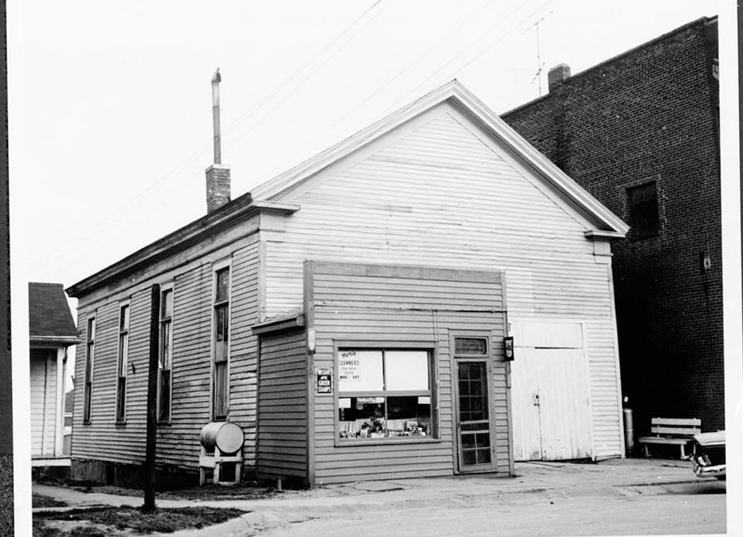 Historic Photo : Quaker Meetinghouse, Downey Street, Wapsinono Creek Vicinity, West Branch, Cedar County, IA 2 Photograph