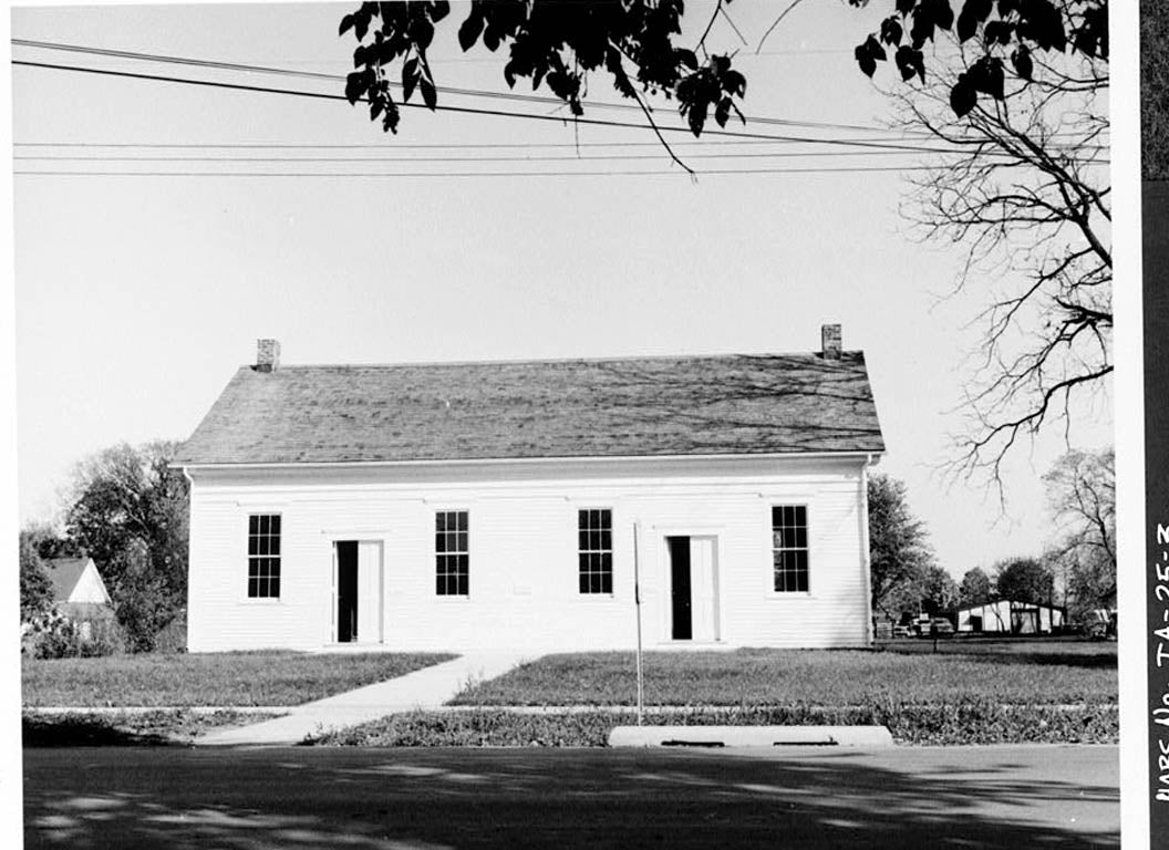 Historic Photo : Quaker Meetinghouse, Downey Street, Wapsinono Creek Vicinity, West Branch, Cedar County, IA 4 Photograph