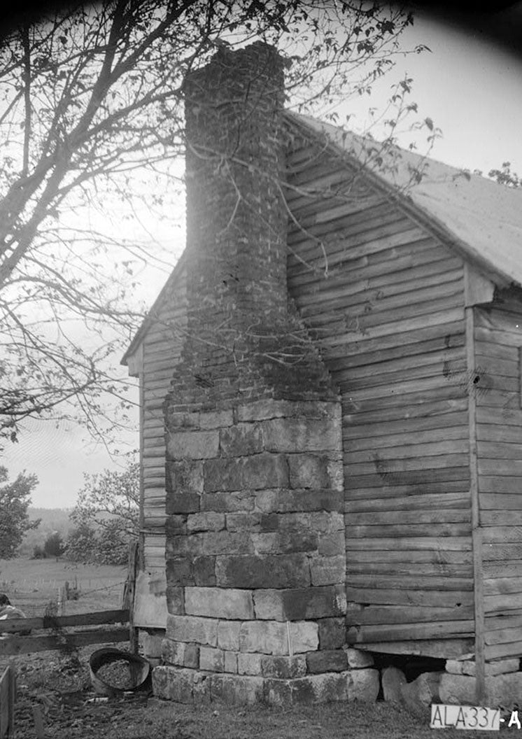 Historic Photo : Cunningham Plantation, Old Memphis Road (Gaines Trace Road), Cherokee, Colbert County, AL 13 Photograph