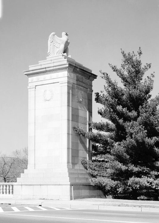 Arlington Memorial Bridge, Boundary Channel Extension, Spanning Mount Vernon Memorial Highway & Boundary Channel, Washington, District of Columbia, DC 1