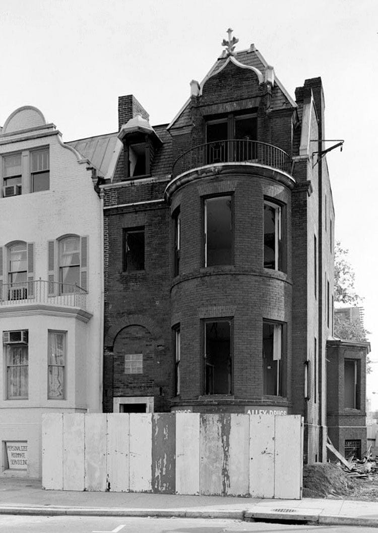 Historic Photo : I Street Northwest, 1900 Block (Houses), Washington, District of Columbia, DC 2 Photograph